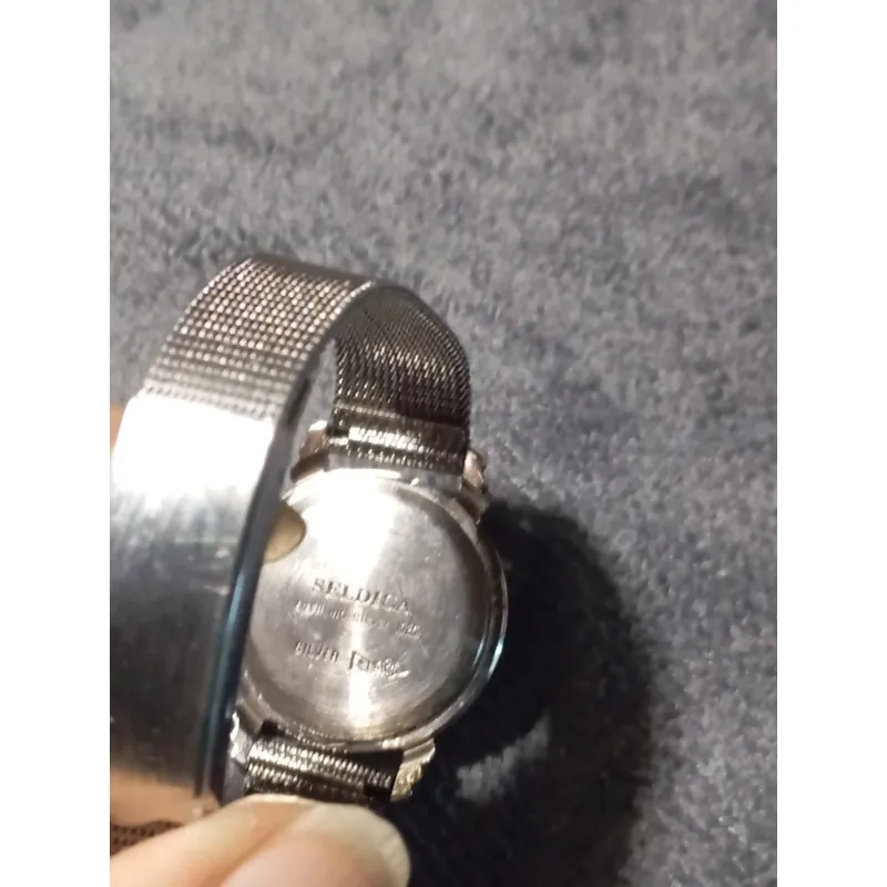 Đồng hồ seldica chính hãng thụy sỹ, bạc đúc nguyên khối sv925 754964