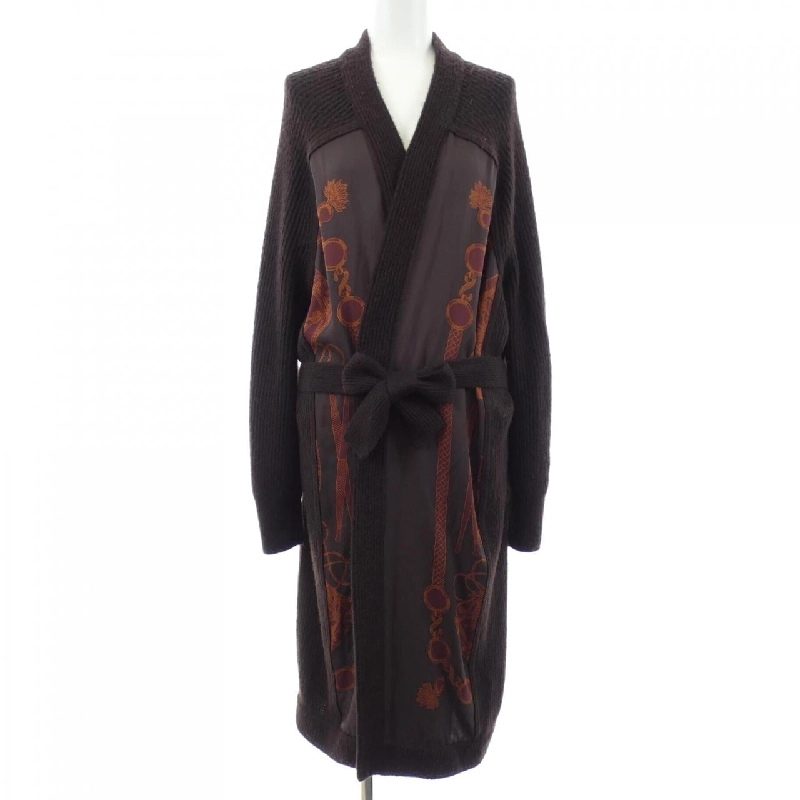 HERMES LES TAMBOURS FINESSE 3H2840D1 Áo cardigan dài - Hàng hiệu Authentic 809659