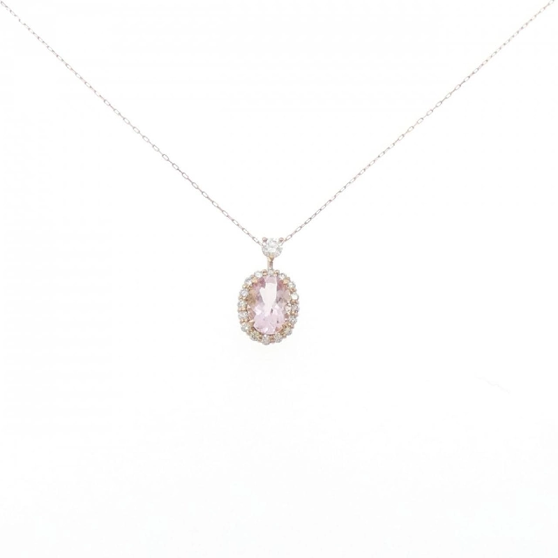 K18PG Morganite Necklace 0.74CT - Hàng hiệu Chính hãng 863716