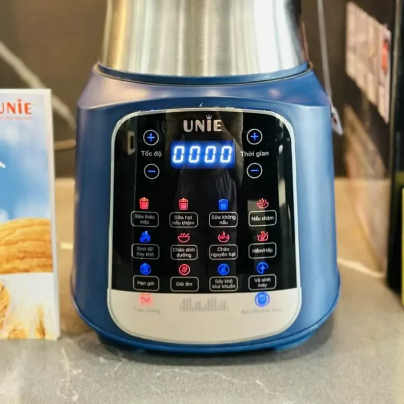 🥛 Máy làm sữa hạt UNIE VX chính hãng – 14 chế độ nấu, sữa mịn không lọc 783558