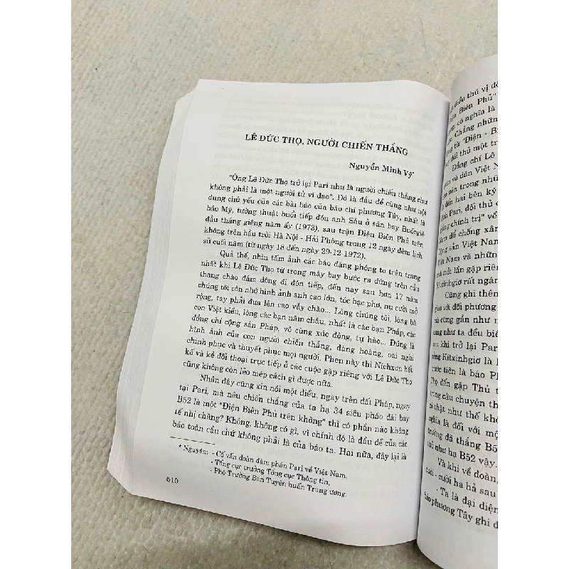 Lê Đức Thọ - Người cộng sản kiên cường, Nhà lãnh đạo tài năng (Hồi ký) 507907