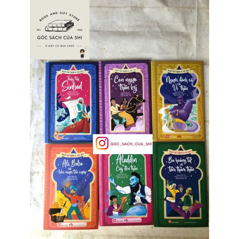 Boxset Nghìn Lẻ Một Đêm - Người kể: Kellie Jones; Minh họa: Grace Westwood 757925