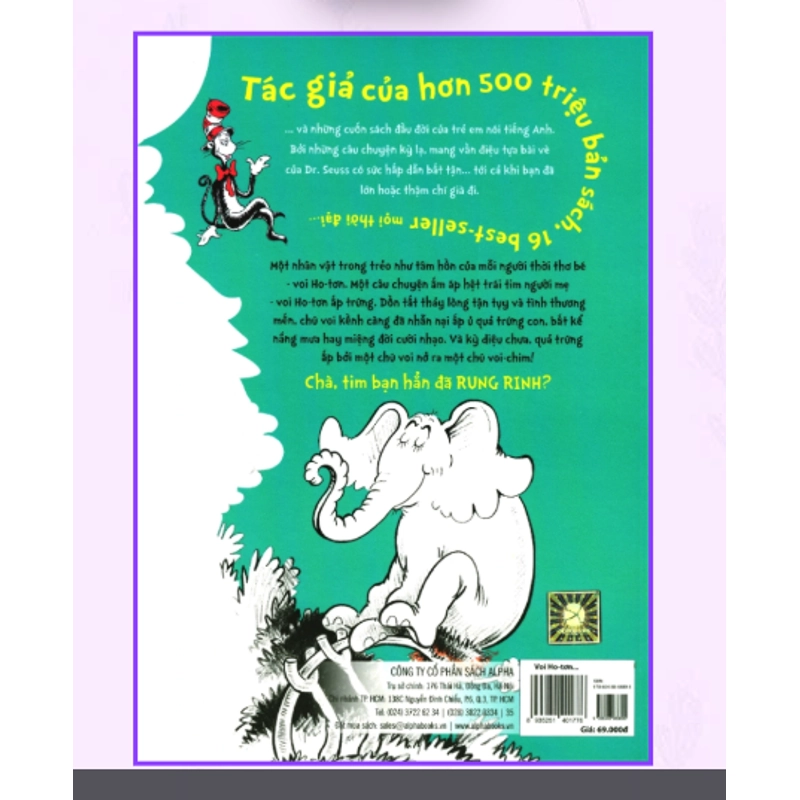 Sách thiếu nhi Dr. Seuss – Voi Ho-Tơn Ấp Trứng (2018) 532458