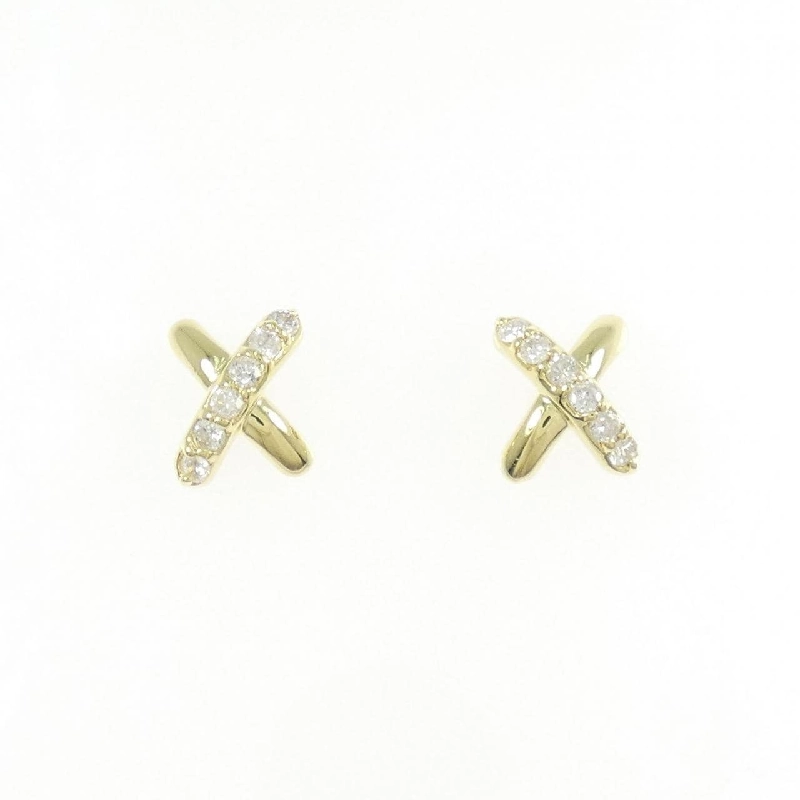 K18YG Bông tai kim cương 0.18CT - Hàng hiệu Chính hãng 865067