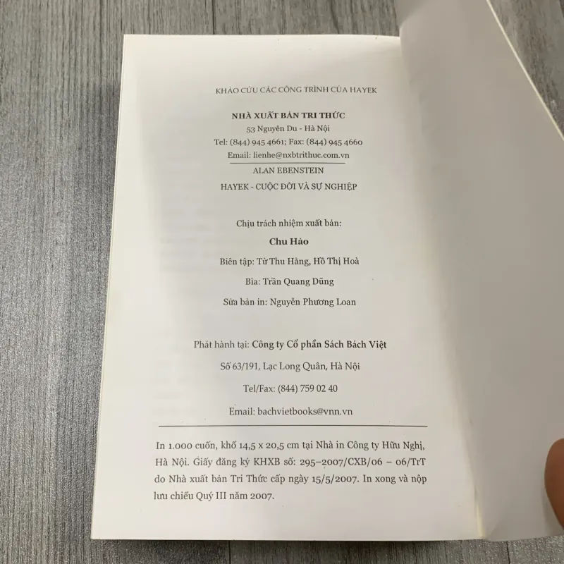 Friedrich hayek cuộc đời và sự nghiệp. 1b2 1012790