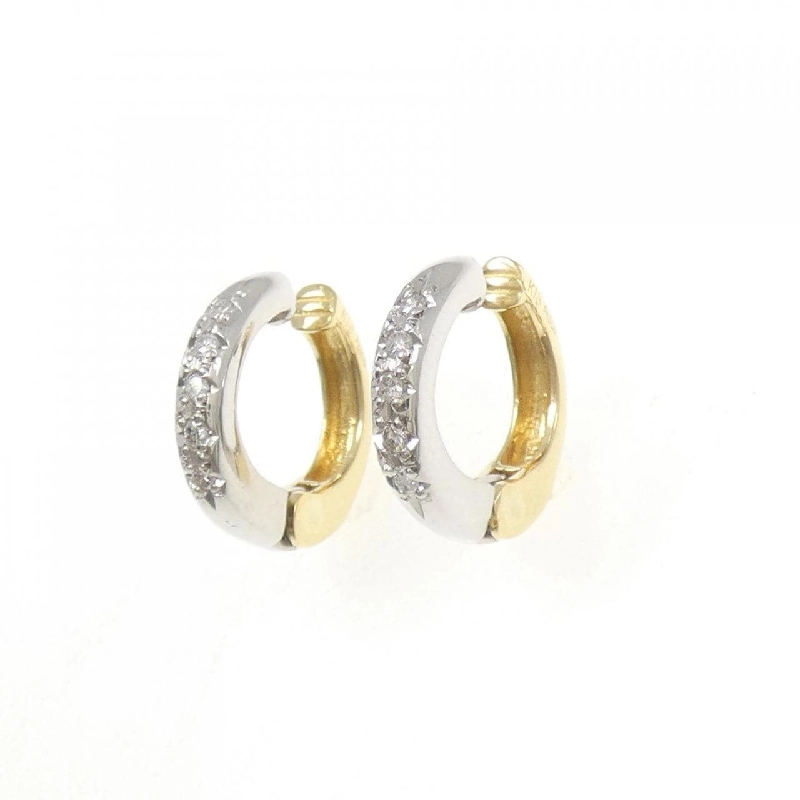 K18YG/PT900 Bông tai kim cương 0.10CT - Hàng hiệu Chính hãng 873976