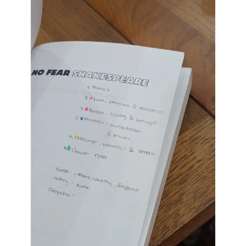 ANTONY AND CLEOPATRA - No Fear SHAKESPEARE 704154