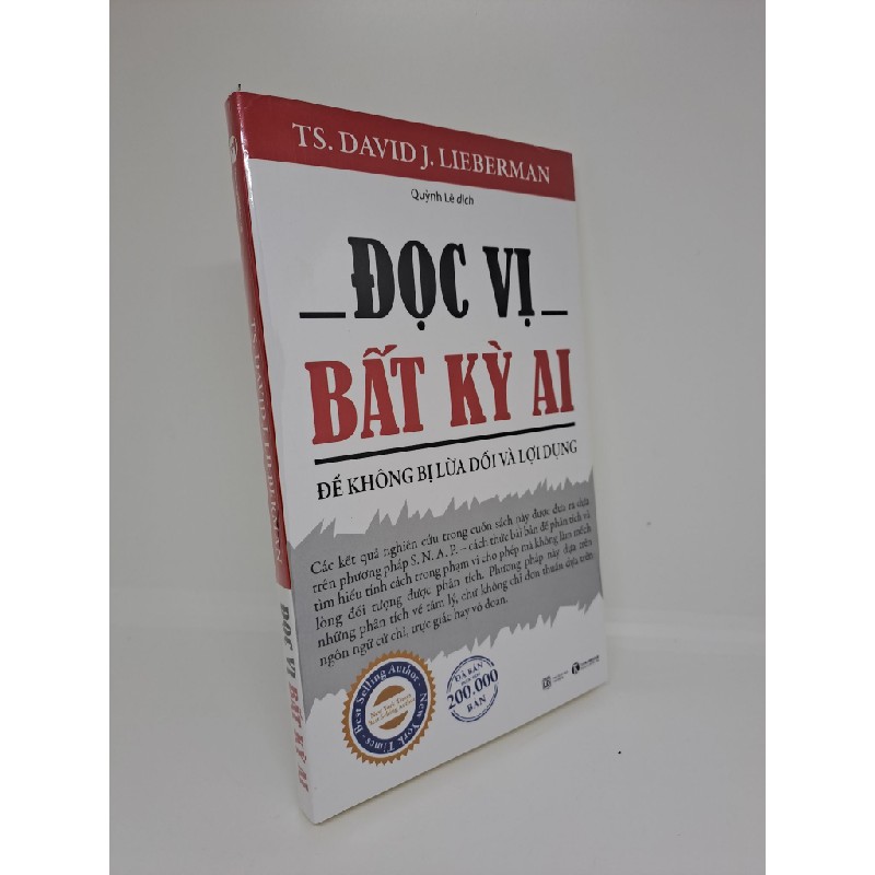 Đọc vị bất kỳ ai để không bị lừa dối và lợi dụng - TS.DAVID J.LIEBERMAN new 100% HCM1006 36247