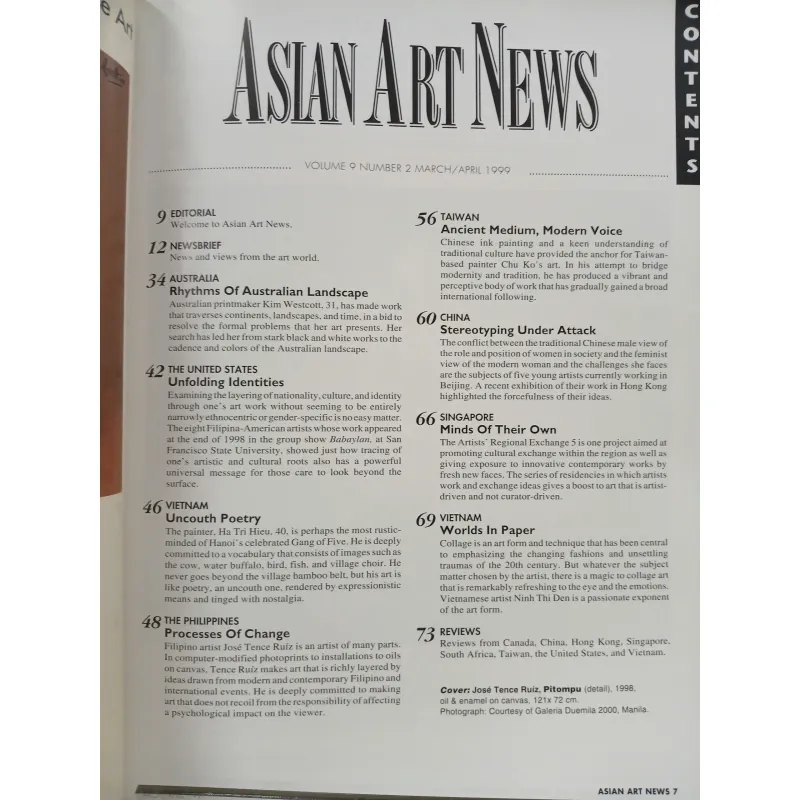ASIAN ART NEWS - JOSÉ TENCE RUÍZ 558101