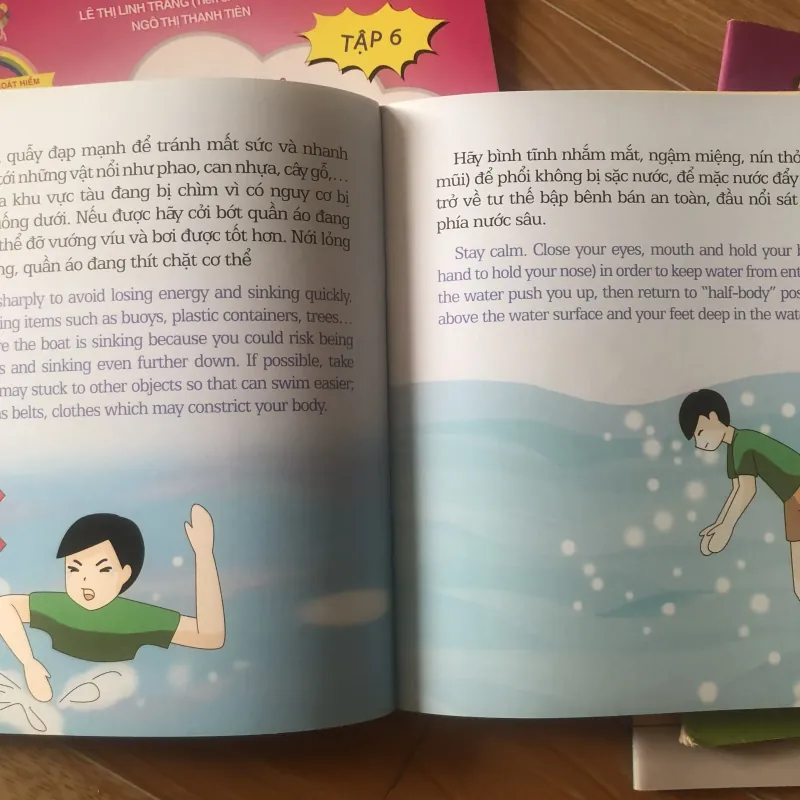 Full bộ 7c Kỹ năng thoát hiểm cho bé 1004091