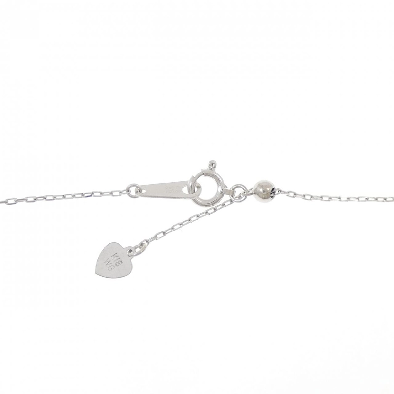 Dây chuyền kim cương hoa × Pave 18KWG/K18WG 0.538CT - Hàng hiệu Authentic 860066