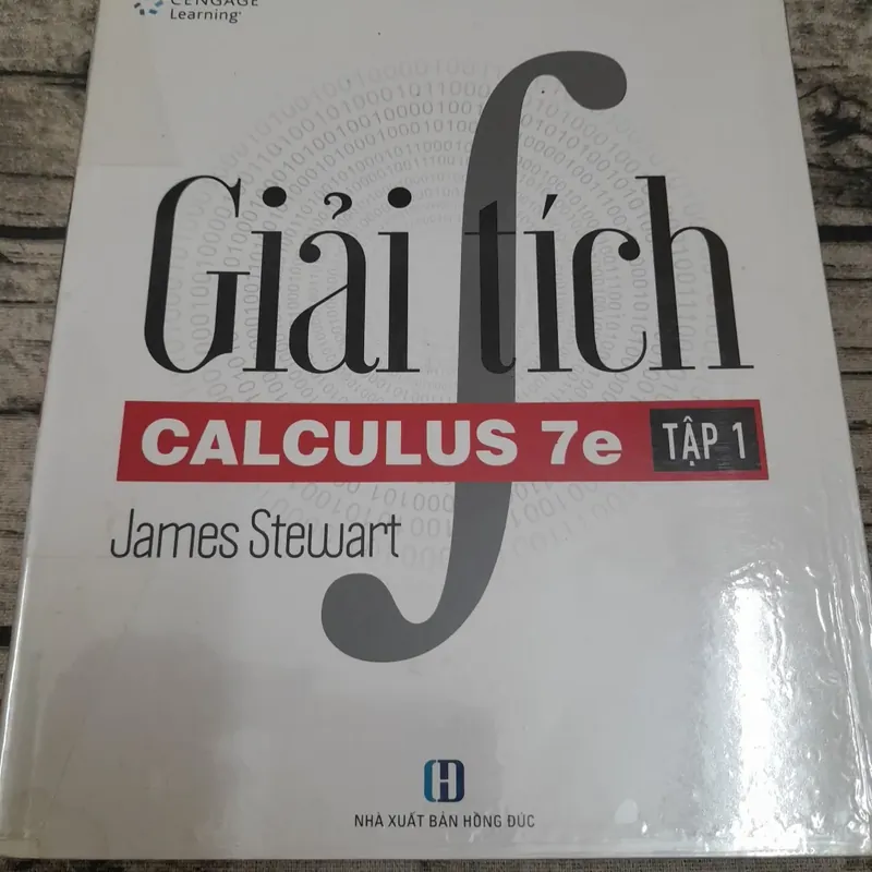 CENGAGE Learning- GIẢI TÍCH Tập 1. CALCULUS 7e. Tác giả Giáo sư James Stewart 726614