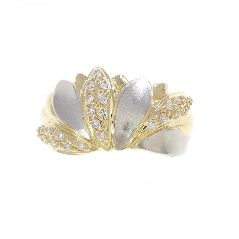 Nhẫn kim cương K18YG/PT900 0.21CT - Hàng hiệu Chính hãng 850108