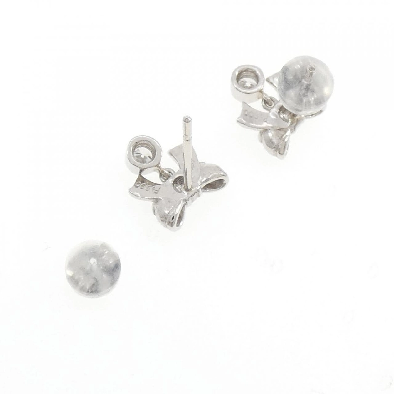 Bông tai kim cương PT900 hình ruy băng 0.22CT - Hàng hiệu chính hãng 867237