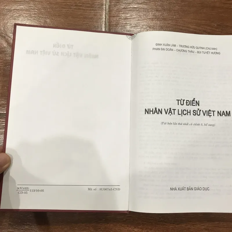 Từ điển nhân vật lịch sử Việt Nam (k3) 971526