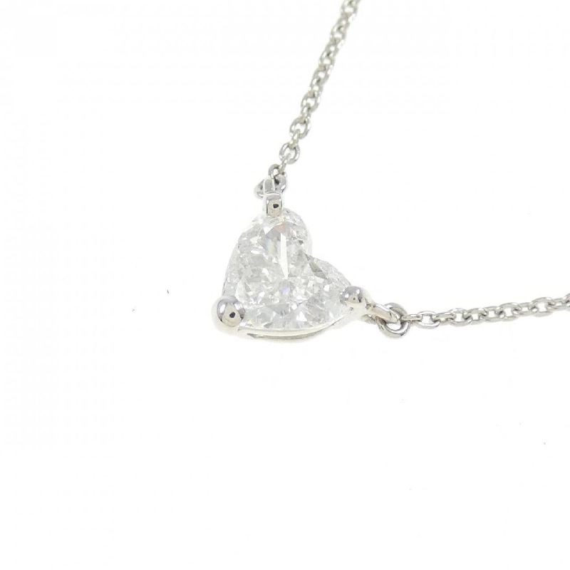Dây chuyền kim cương PT 0.363CT F SI2 hình trái tim - Hàng hiệu Authentic 874043