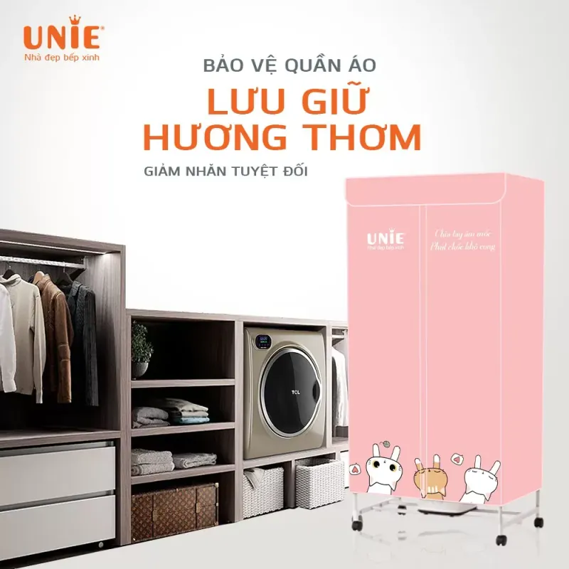 🔥 MÁY SẤY QUẦN ÁO UNIE UE-666 – SẤY KHÔ NHANH 780374