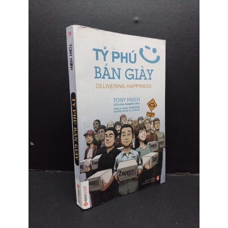 Tỷ phú bán giày Tony Hsieh mới 80% ố có viết vào sách 2014 HCM.ASB0609 916948