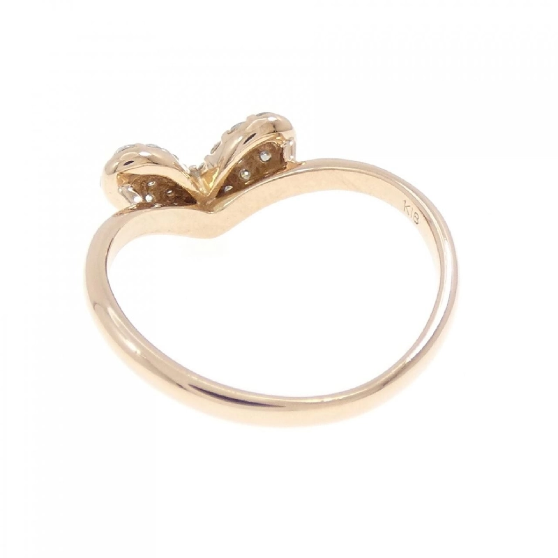 Nhẫn kim cương K18PG hình trái tim 0.28CT 667648