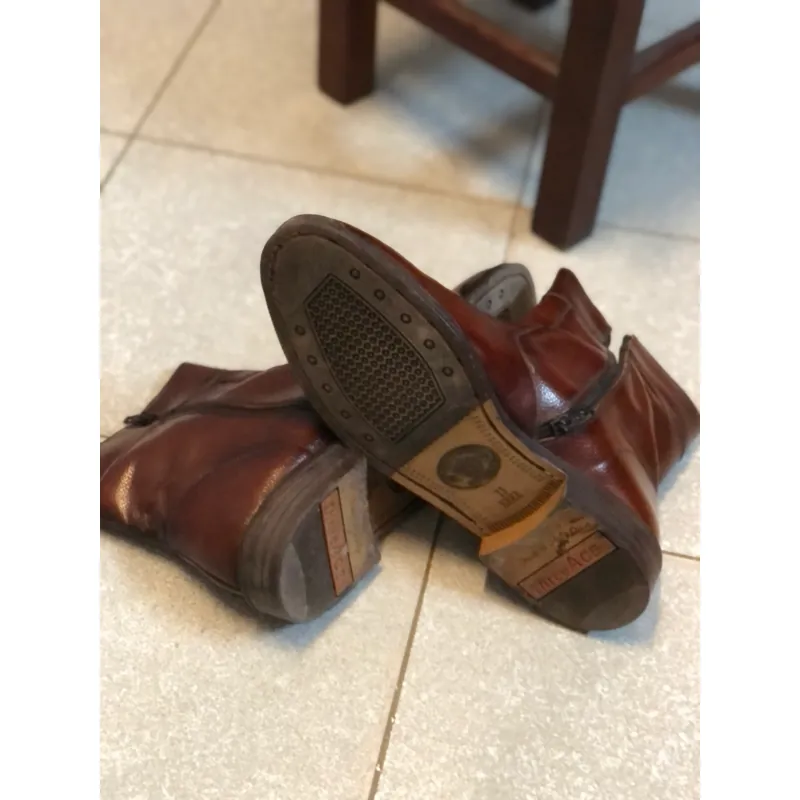 Giầy bốt Givano Da nâu 929777