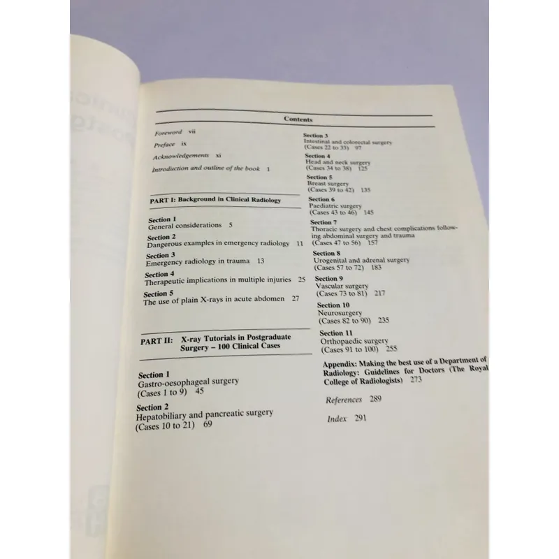 CLINICAL RADIOLOGY – POSTGRADUATE SURGERY 720857