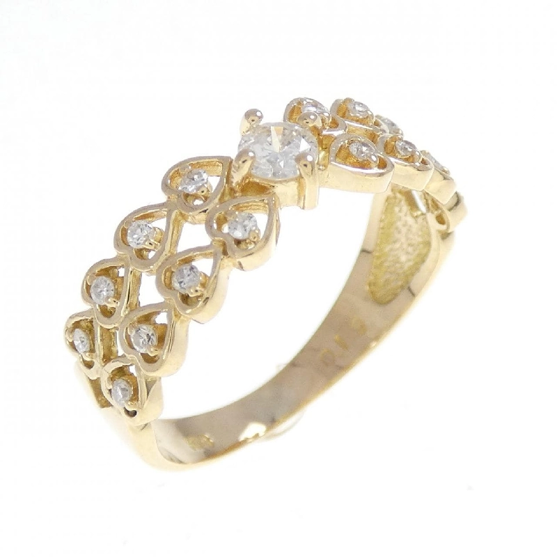 Nhẫn kim cương hình trái tim K18YG 0.19CT - Hàng hiệu chính hãng 848195