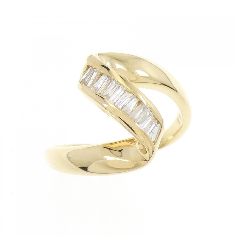 Nhẫn kim cương K18YG 0.17CT 673698