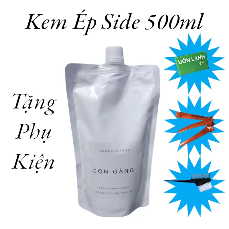 Kem Ép Side Tạo Form Tóc Gọn Gàng TLS Down Perm 500ml 300ml 120ml 761459