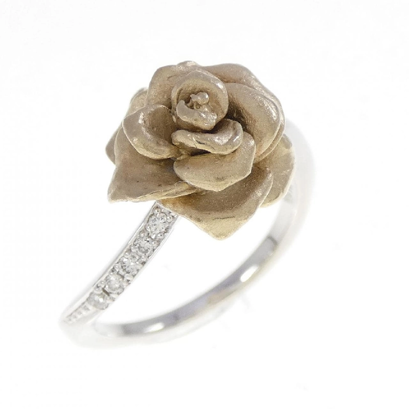 Nhẫn kim cương K18WG/K18YG 0.08CT - Hàng hiệu Authentic 855251