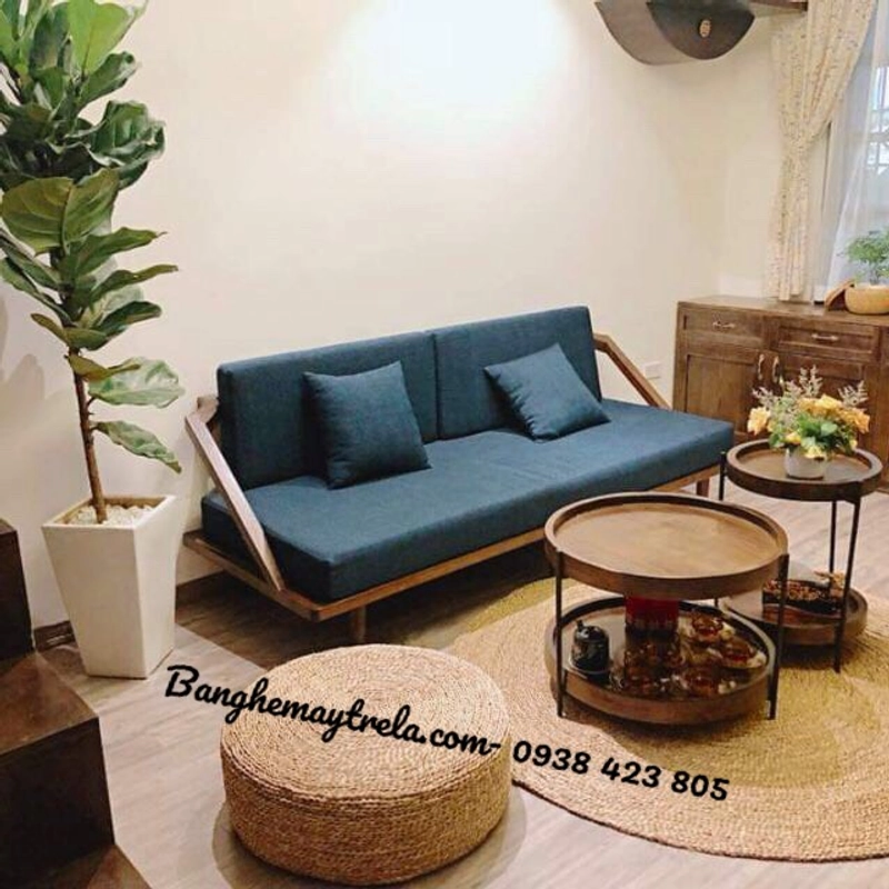 Thảm lục bình tròn tráng trí decor 490469