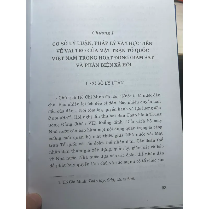SÁCH MỘT SỐ VẤN ĐỀ LÝ LUẬN VÀ THỰC TIỄN CÔNG TÁC MẶT TRẬN 700646