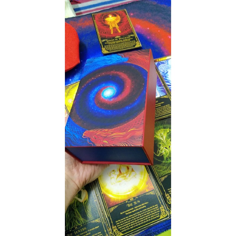 Bộ bài Tarot Ý Chí (kèm túi đựng+khăn trải Tham Thấu Thiên Cơ) 58314