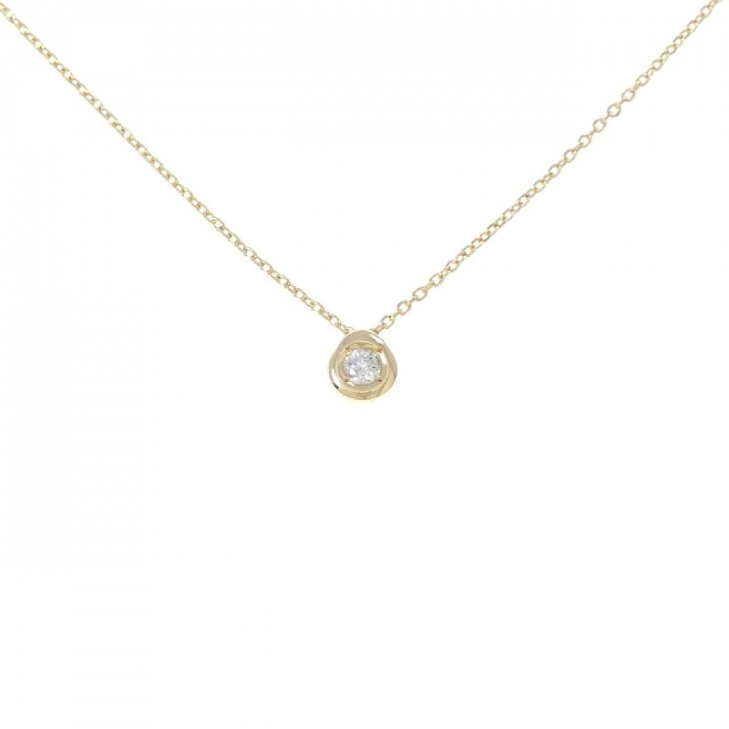 Dây chuyền kim cương K18YG 0.05CT - Hàng hiệu Chính hãng 858813