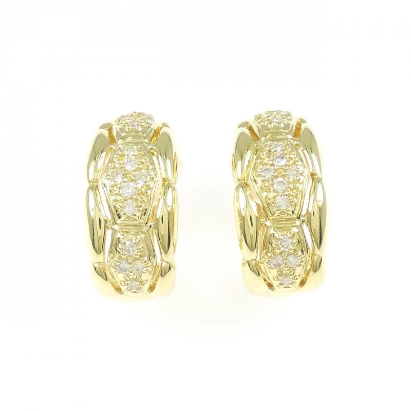 K18YG Bông tai/Khuyên tai kim cương 0.30CT - Hàng hiệu Chính hãng 870245