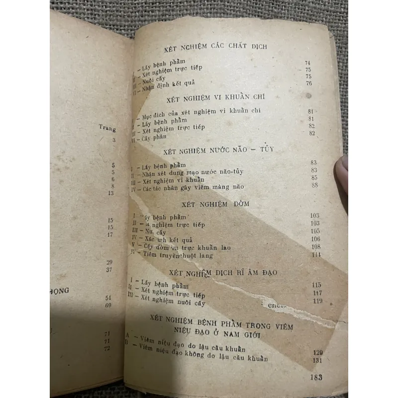 Kỹ thuật xét nghiệm sinh vât y học ; gần 200 trang  1011297