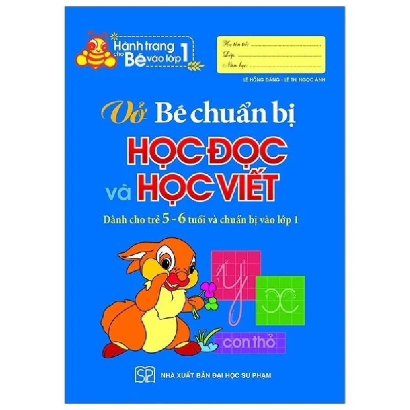 Hành Trang Cho Bé Vào Lớp 1 - Vở Bé Chuẩn Bị Học Đọc & Học Viết - Lê Hồng Đăng, Lê Thị Ngọc Ánh 318646