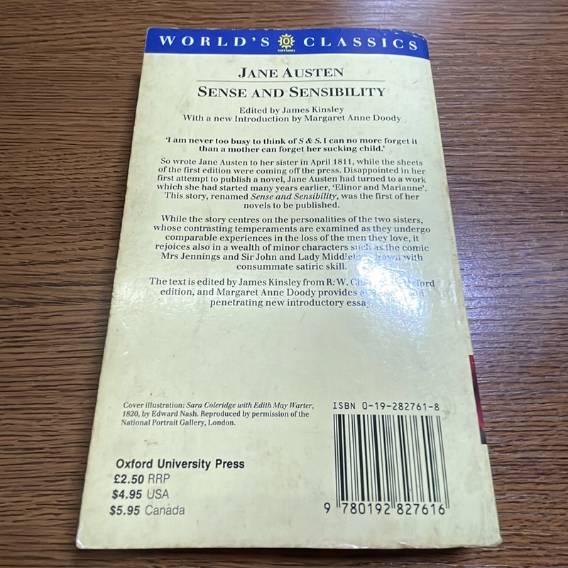 Sense and sensibility Jane Austen 407910