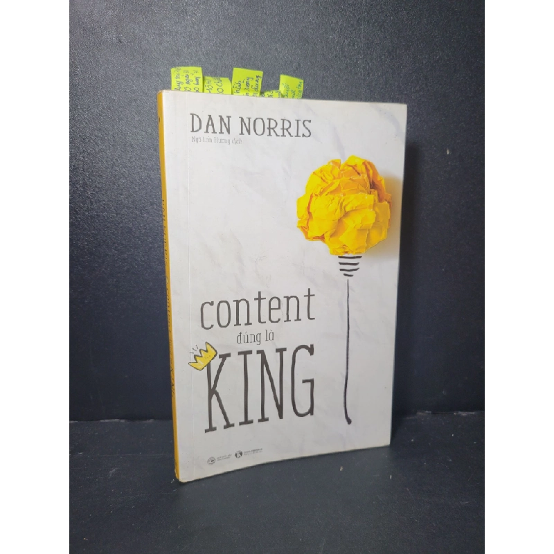 Content đúng là king mới 80% bẩn bìa, tróc gáy nhẹ, ố nhẹ, highlight, note 2019 Dan Norris HCM2205 KỸ NĂNG 461242