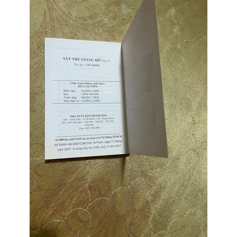 SÁT THỦ GIANG HỒ trọn bộ 4 cuốn- CỔ LONG 724209