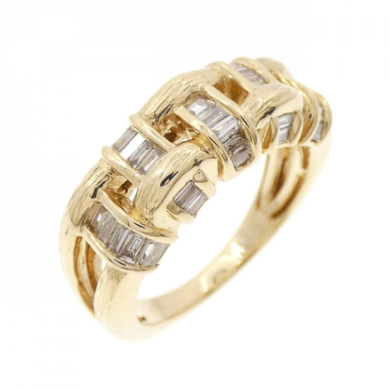 Nhẫn kim cương K18YG 0.35CT 667943