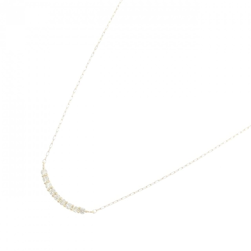 K18YG Dây chuyền kim cương 0.10CT - Hàng hiệu Chính hãng 859041