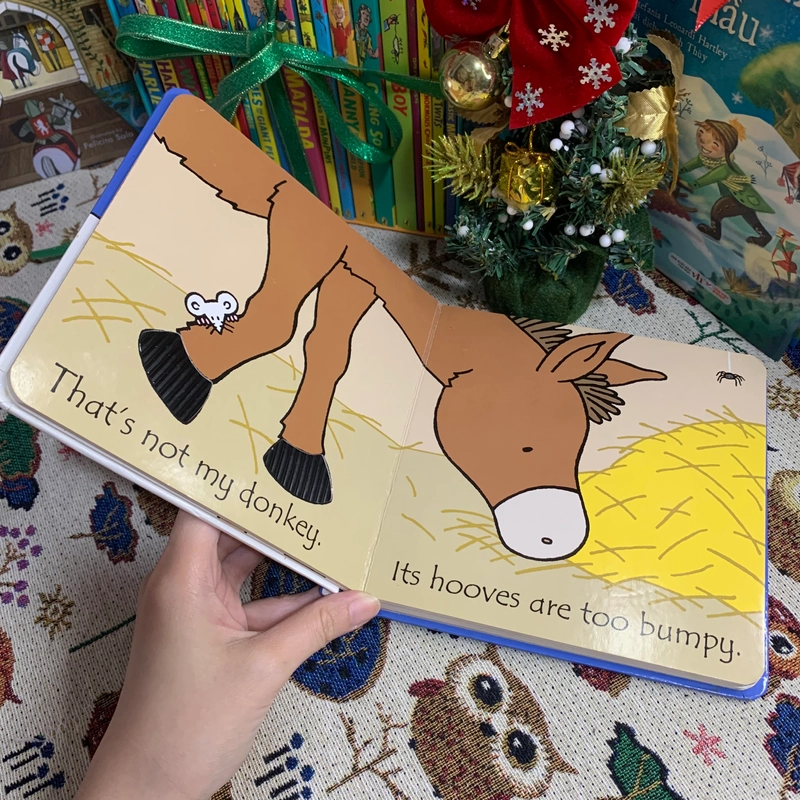 Sách ngoại văn That's Not My Donkey, Board Book, Used, móp gáy, lỗi một trang 359710