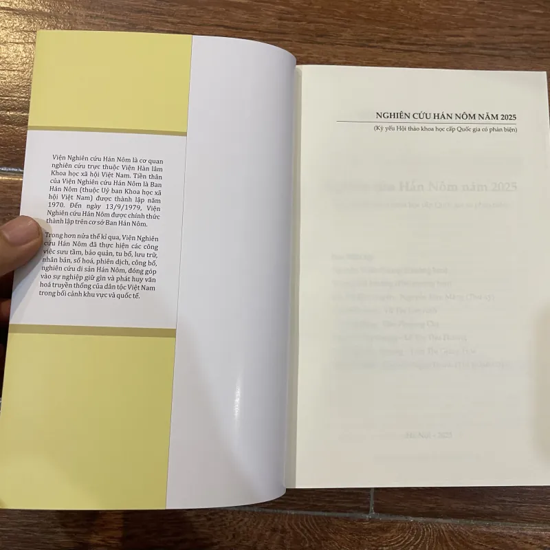 Nghiên cứu Hán Nôm năm 2025 971593