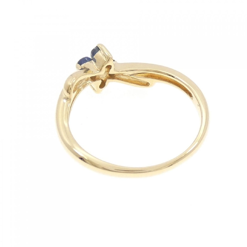 Nhẫn Sapphire K18YG Hoa 670709