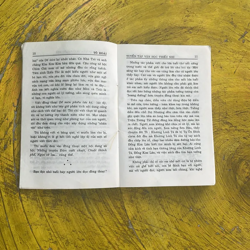 TUYỂN TẬP VĂN HỌC THIẾU NHI ( full hai tập ) TÔ HOÀI 697231