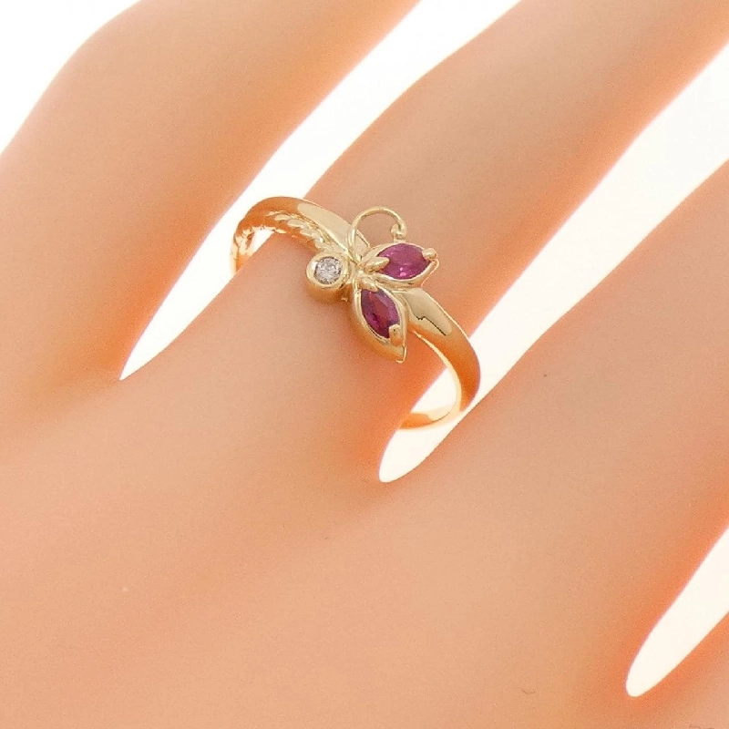 Nhẫn Ruby K18YG - Hàng hiệu Chính hãng 850112