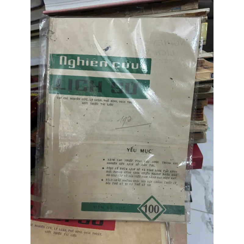 Tạp chí Nghiên cứu Lịch sử - Số 100 - 1967 703373