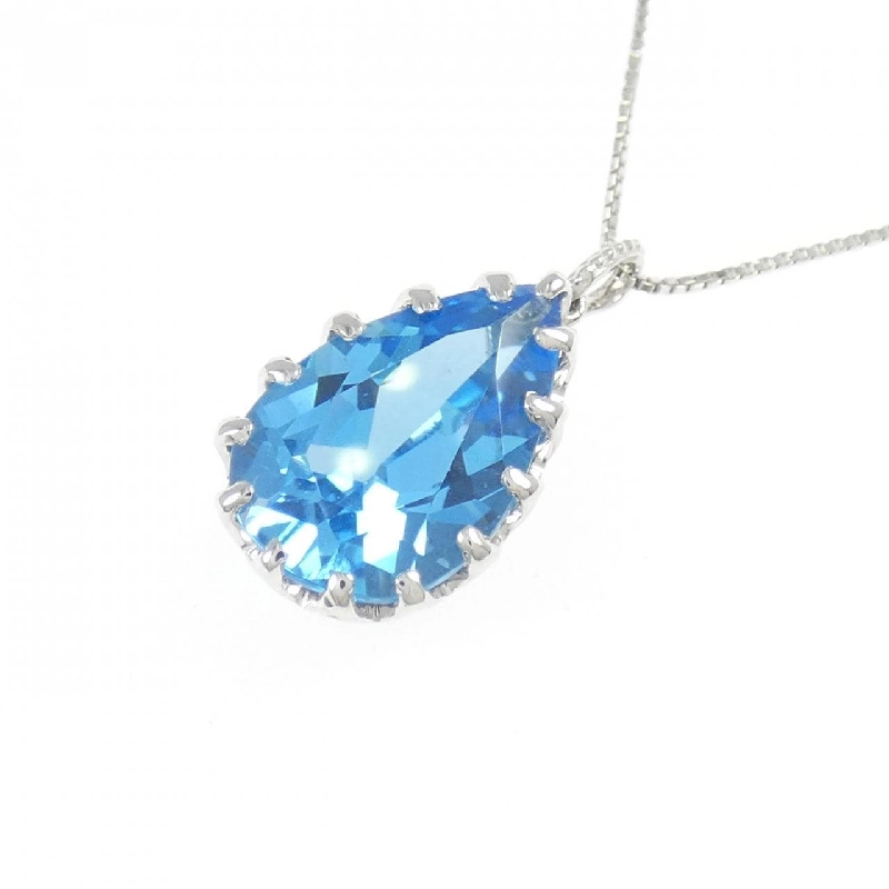 K10WG Blue Topaz Necklace - Hàng hiệu Authentic 862074