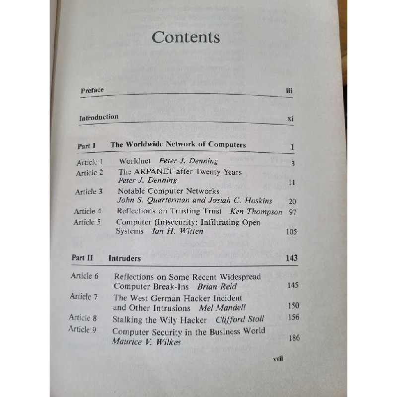 COMPUTERS UNDER ATTACK : INTRUDERS, WORMS, AND VIRUSES (Edited by PETER J. DENNING) 119623