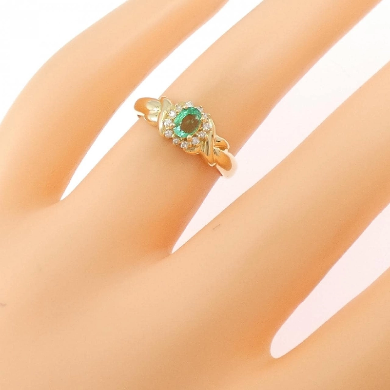 Nhẫn Emerald 18KYG 0.20CT - Hàng hiệu Chính hãng 850509